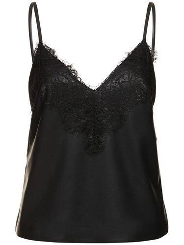 Poly Camisole Top W/ Lace - ALBERTA FERRETTI - Modalova