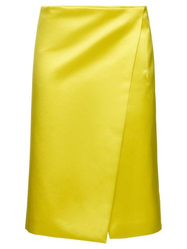 Viscose Duchesse Satin Midi Skirt - PHILOSOPHY DI LORENZO SERAFINI - Modalova