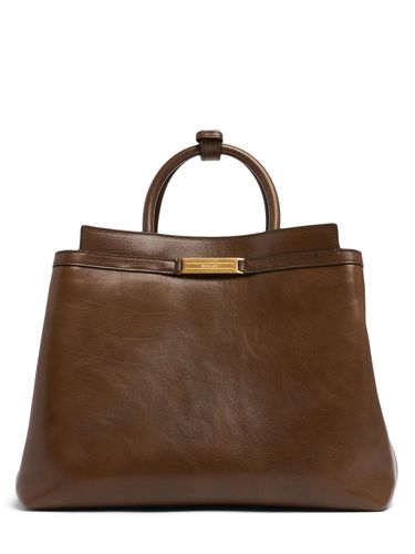 Decò Daily Leather Tote Bag - BALLY - Modalova