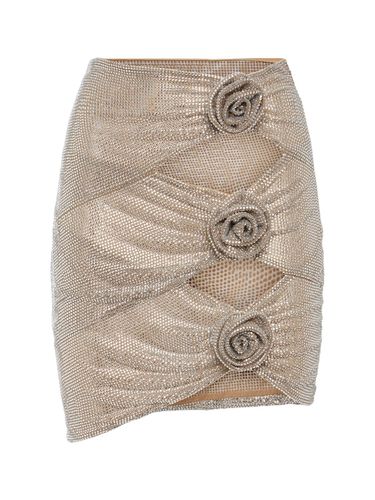 Embellished Jersey Mini Skirt - GIUSEPPE DI MORABITO - Modalova