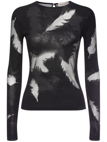 Top De Seda Bordada - ALEXANDER MCQUEEN - Modalova