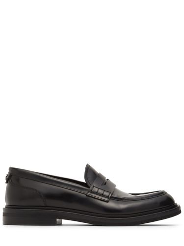 Mm Leather Loafers - DOLCE & GABBANA - Modalova