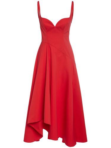 Poplin Midi Dress - ALEXANDER MCQUEEN - Modalova