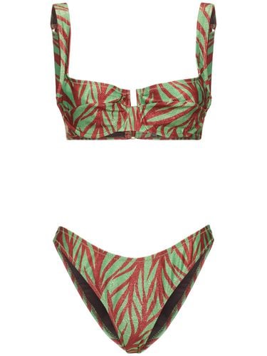 Brigitte Printed Bikini Set - REINA OLGA - Modalova