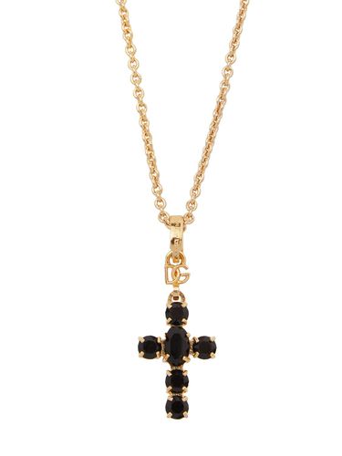 Plated Cross Pendant Necklace - DOLCE & GABBANA - Modalova