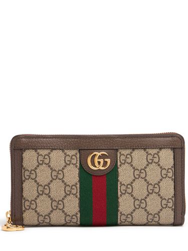 Ophidia Gg Supreme Zip Around Wallet - GUCCI - Modalova