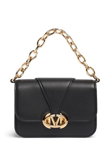 Small Vlogo O'clock Leather Shoulder Bag - VALENTINO GARAVANI - Modalova