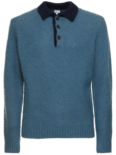 Brushed Shetland Wool Knit L/s Polo - ASPESI - Modalova