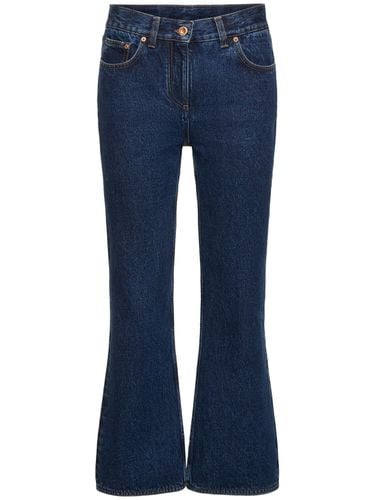 Denim High Rise Flared Jeans - ASPESI - Modalova