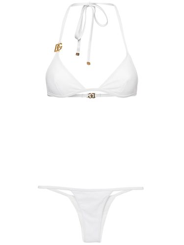 Triangle Jersey Bikini Set - DOLCE & GABBANA - Modalova