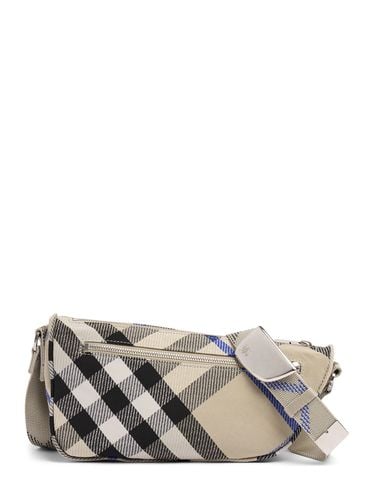 Small Maderia Check Shield Messenger Bag - BURBERRY - Modalova