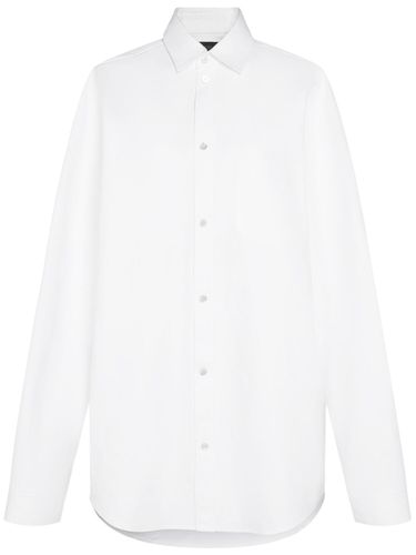 Outerwear Cotton Poplin Shirt - BALENCIAGA - Modalova