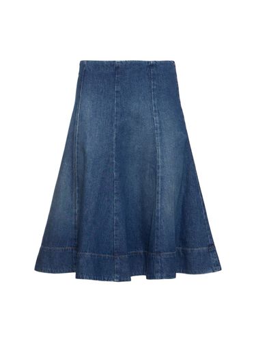 Lennox Cotton Denim Midi Skirt - KHAITE - Modalova