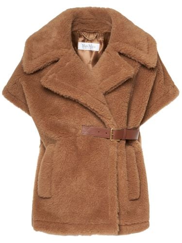 New Abavo Camel Teddy Cape - MAX MARA - Modalova