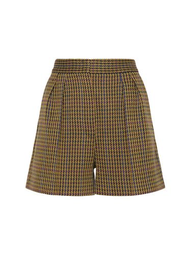 Patroni Wool Blend Houndstooth Shorts - MAX MARA - Modalova