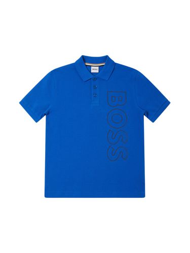 Cotton Piqué Polo - BOSS - Modalova