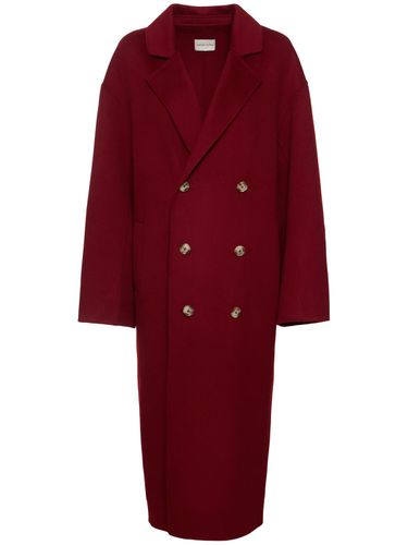 Borneo Double Breast Wool Long Coat - LOULOU STUDIO - Modalova