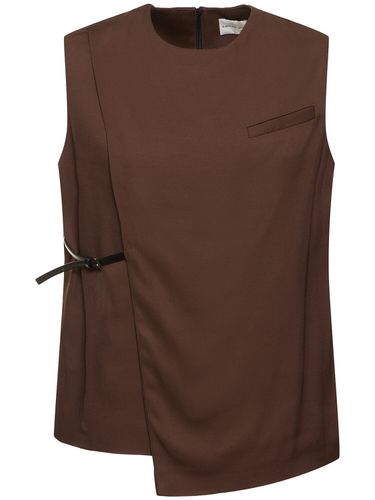 Sambac Sleeveless Viscose & Wool Top - LOULOU STUDIO - Modalova