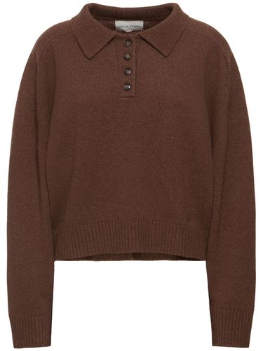 Homere Cashmere Polo Sweater - LOULOU STUDIO - Modalova