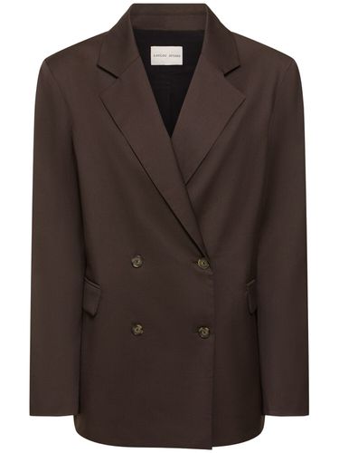 Donau Double Breast Wool Blazer - LOULOU STUDIO - Modalova