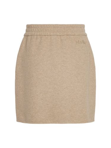 Onagro Wool Blend Jersey Mini Skirt - MAX MARA - Modalova