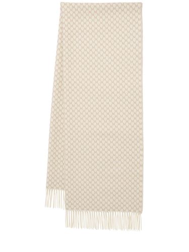 Arsenio Monogram Wool Scarf - MAX MARA - Modalova