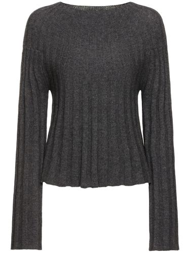 Koro Ribbed Knit Wool Blend Sweater - LOULOU STUDIO - Modalova