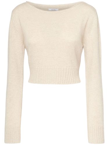 Angri Rib Knit Wool Crop Sweater - MAX MARA - Modalova