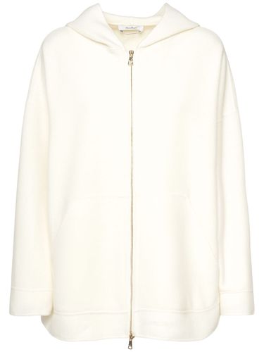 Saio Wool Blend Jersey Zip Hoodie - MAX MARA - Modalova