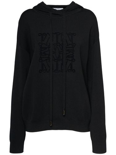 Pamir Logo Wool Knit Hoodie - MAX MARA - Modalova