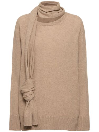 Regenerated Knit Scarf Sweater - STELLA MCCARTNEY - Modalova