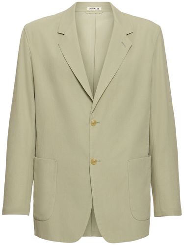 Blazer Viyella Relaxed Fit In Cotone E Seta - AURALEE - Modalova