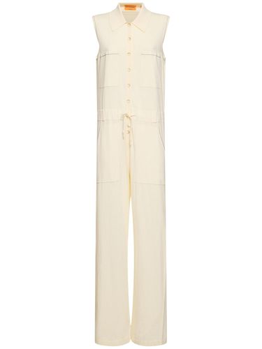 Breezy Sleeveless Cotton Jumpsuit - GUEST IN RESIDENCE - Modalova