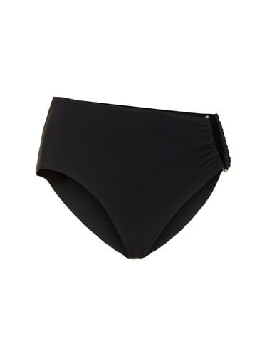 Metal Ring High Waist Bikini Bottoms - CHRISTOPHER ESBER - Modalova