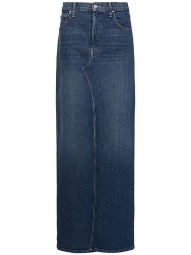 The Bobshell Maxi Denim Long Skirt - MOTHER - Modalova