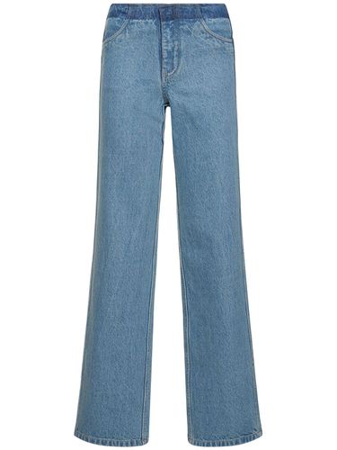 Deconstructed Denim Flared Jeans - CHRISTOPHER ESBER - Modalova