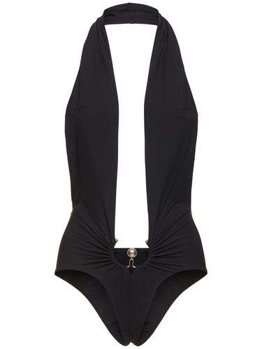 Halter Neck One Piece Swimsuit - CHRISTOPHER ESBER - Modalova