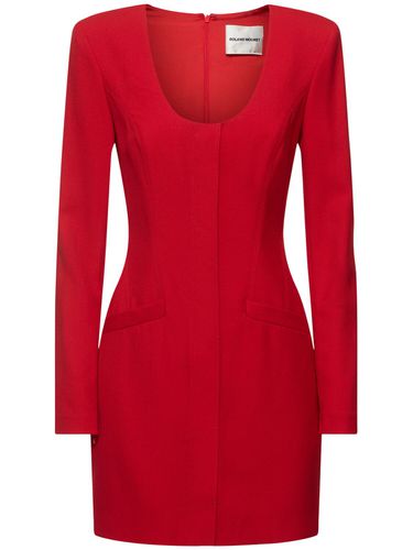 Tailored Wool Blend Mini Dress - ROLAND MOURET - Modalova