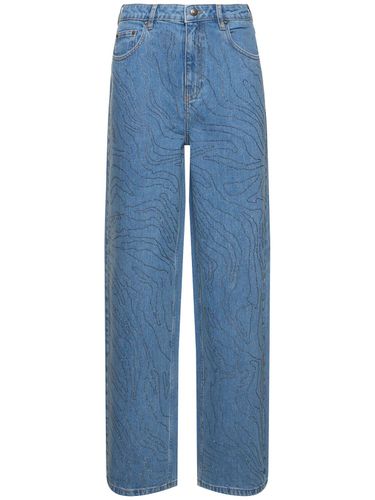 Dixie Stonewashed Wide Leg Jeans - ROTATE - Modalova