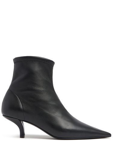 Mm Hohe Lederstiefel „ The Heeled Sock“ - TOTEME - Modalova