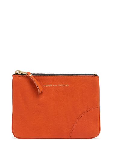 Washed Zip Wallet - COMME DES GARÇONS WALLET - Modalova