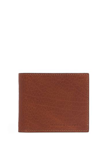 Leather Logo Wallet - BRUNELLO CUCINELLI - Modalova