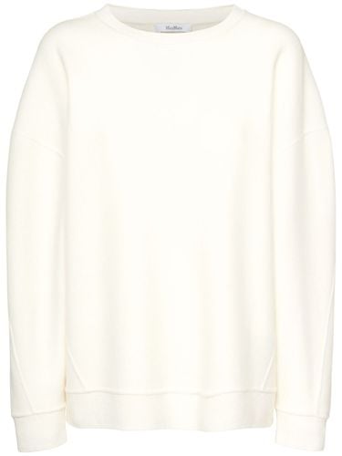 Elvira Wool Blend Jersey Sweatshirt - MAX MARA - Modalova