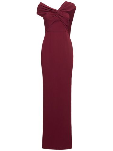 Asymmetric Light Cady Maxi Dress - ROLAND MOURET - Modalova