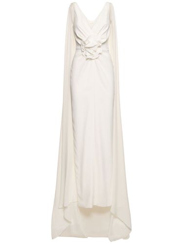 Light Cady Gown W/ Cape - ROLAND MOURET - Modalova