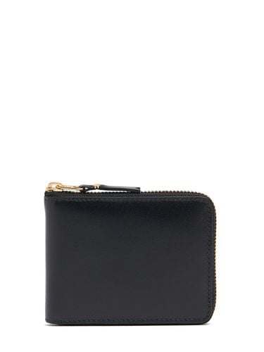 Leather Zip Wallet - COMME DES GARÇONS WALLET - Modalova