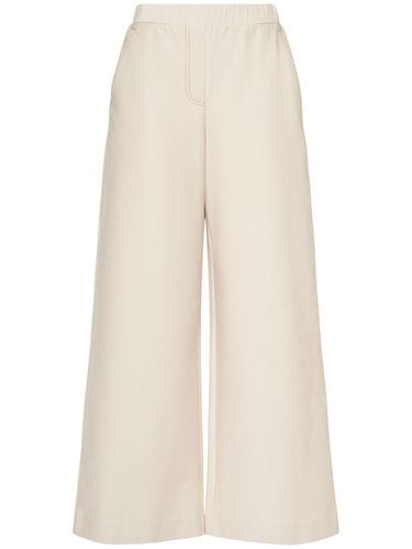 Foggia Denim Effect Jersey Wide Pants - MAX MARA - Modalova