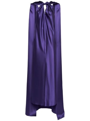 Egizio Silk Satin Long Dress - MAX MARA - Modalova