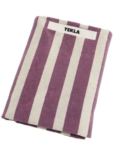 Port Striped Beach Towel - TEKLA - Modalova