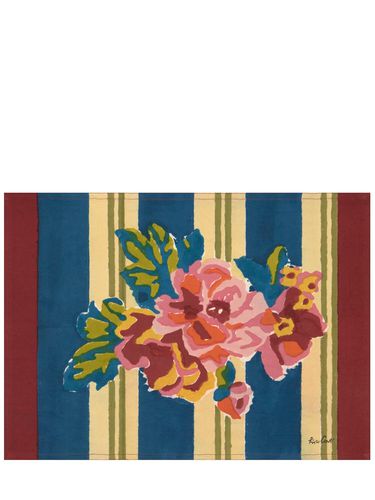 Set Of 2 Queen Stripes Bouquet Placemats - LISA CORTI - Modalova